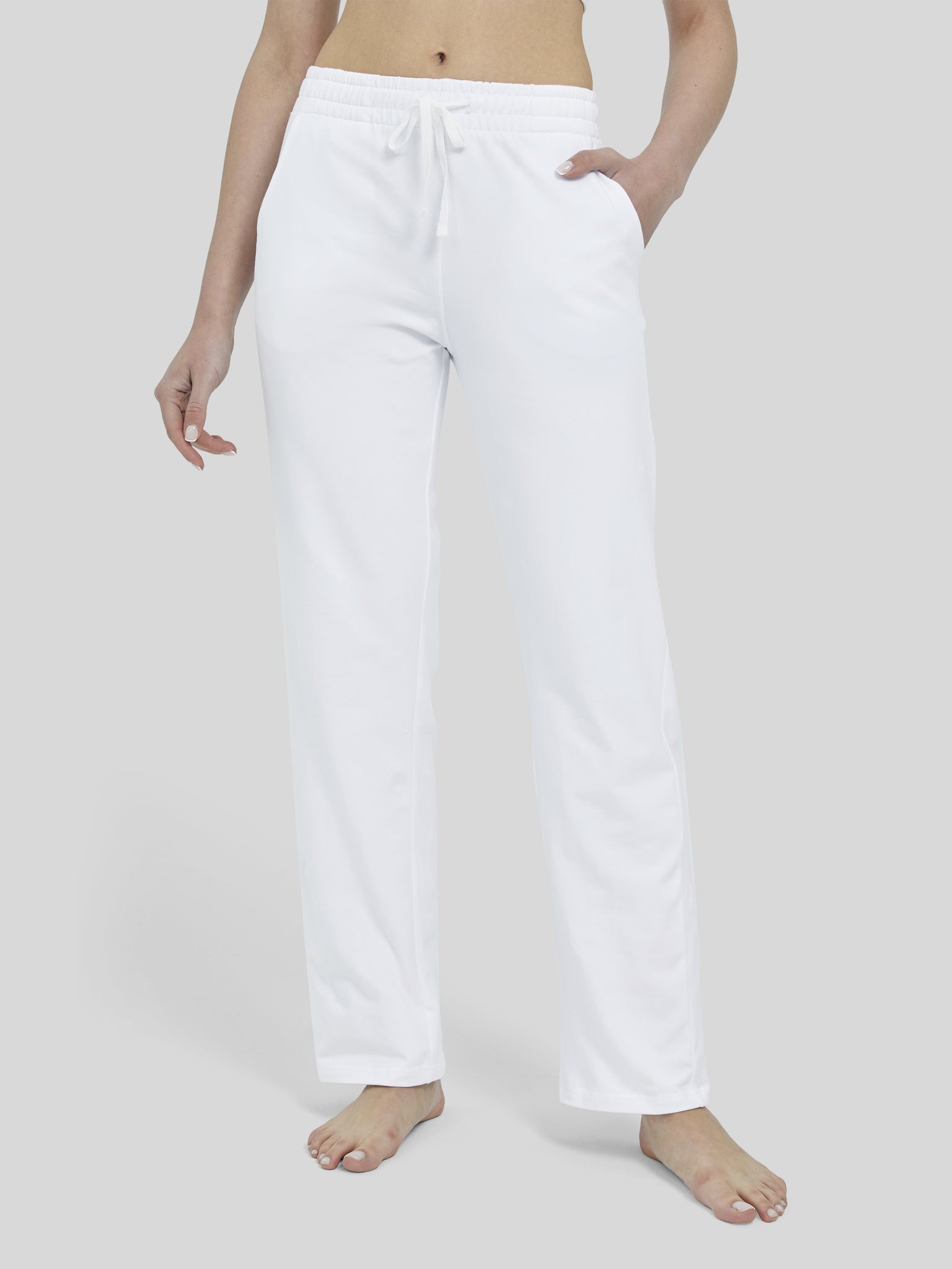 Women's Straight-Leg Cotton Sweatpants