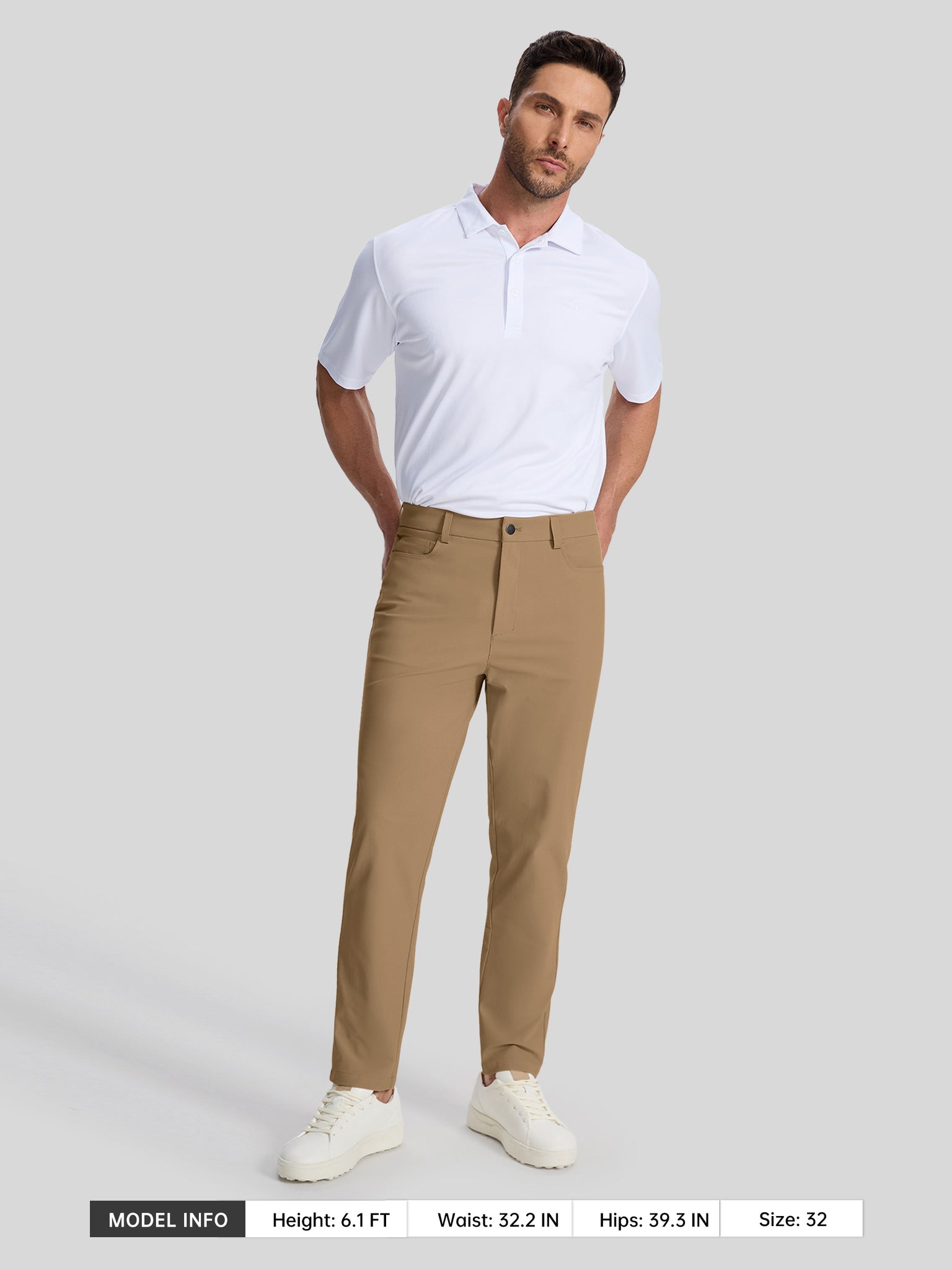 Men's Performance Fit Dress Pants 28 Inch