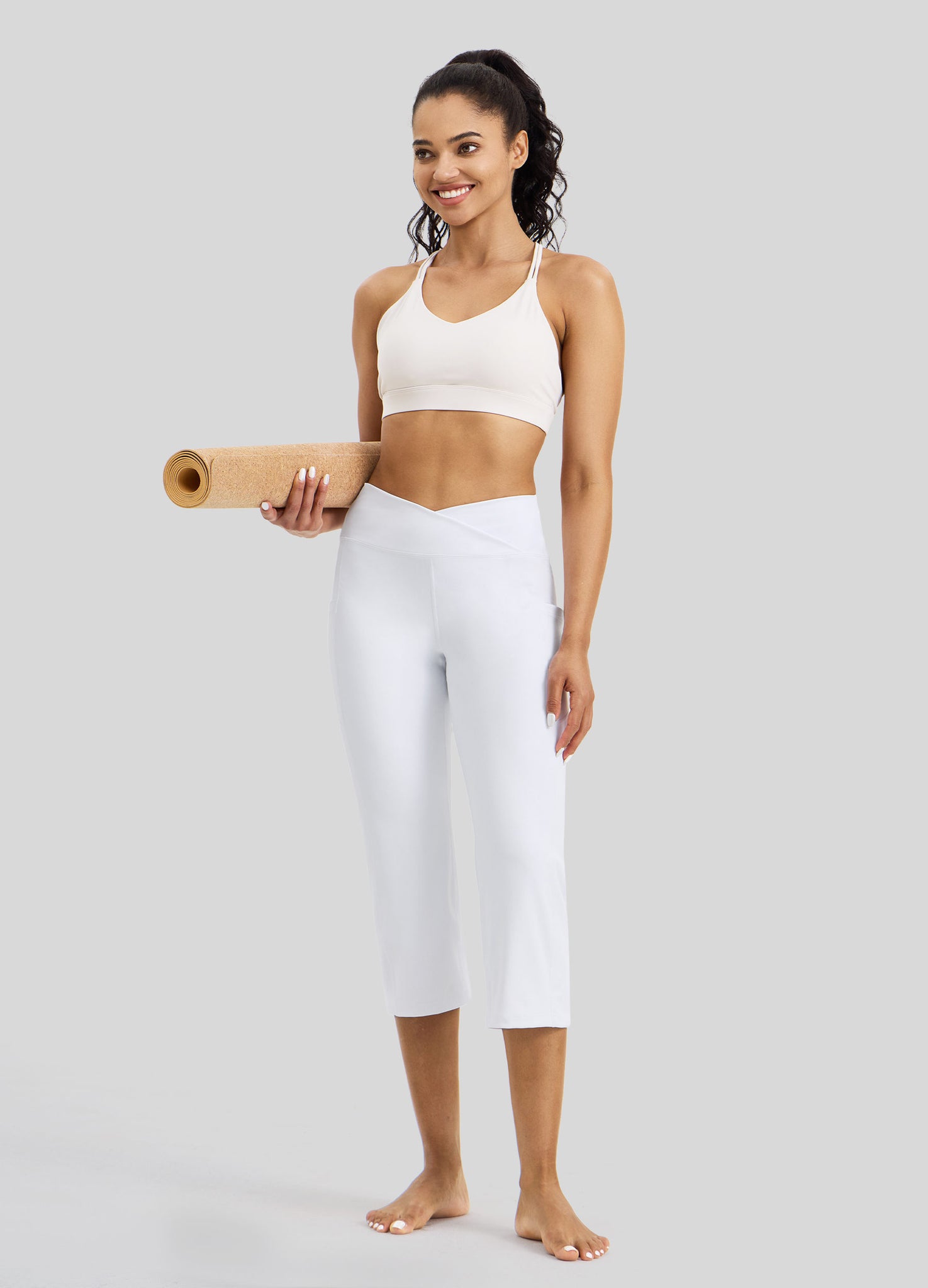 Women's Crossover Yoga Capris