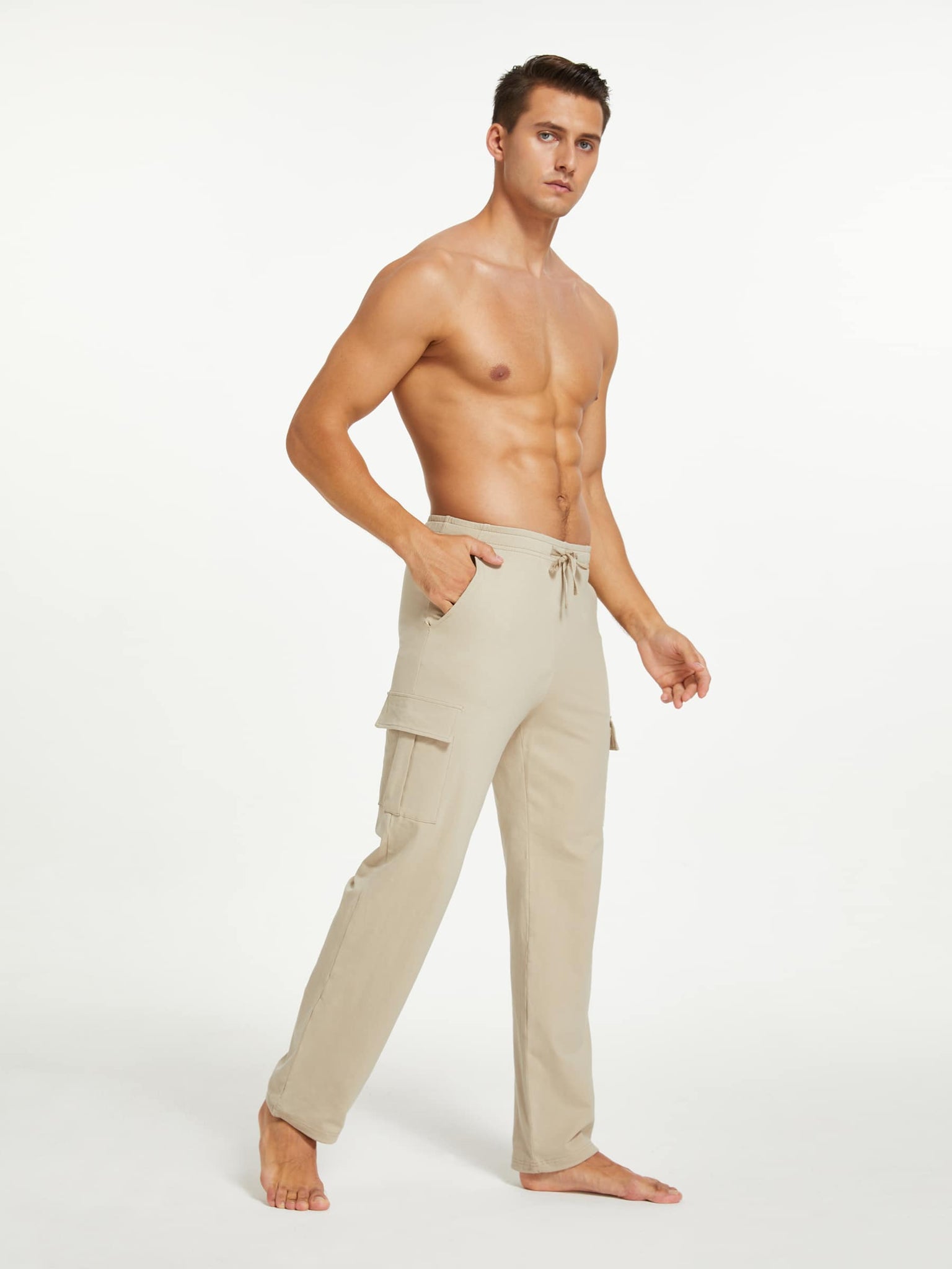 Willit Men's Cotton Yoga Sweatpants Lounge Pants