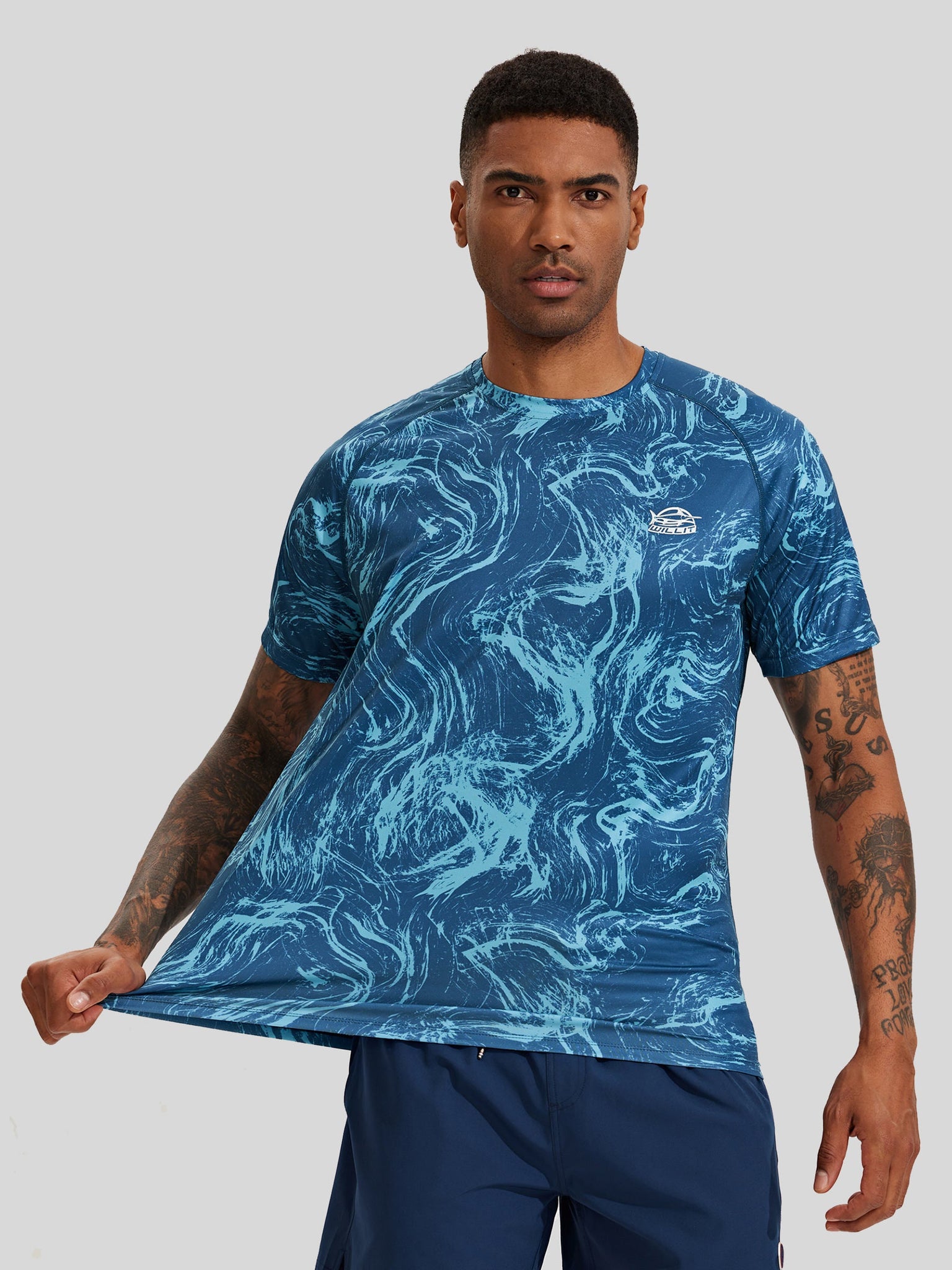 Men's Sun Protection Crew Neck T-Shirt