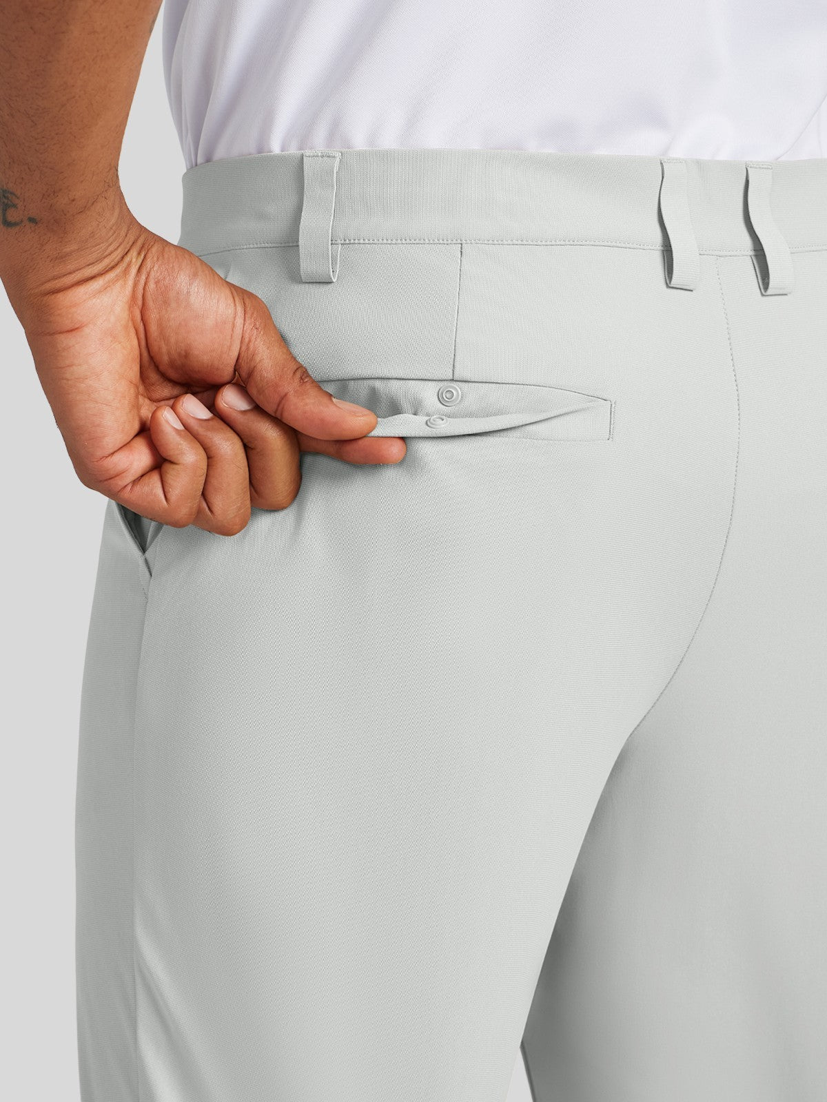 Men's Slim-Fit Golf Dress Pants 34 Inch