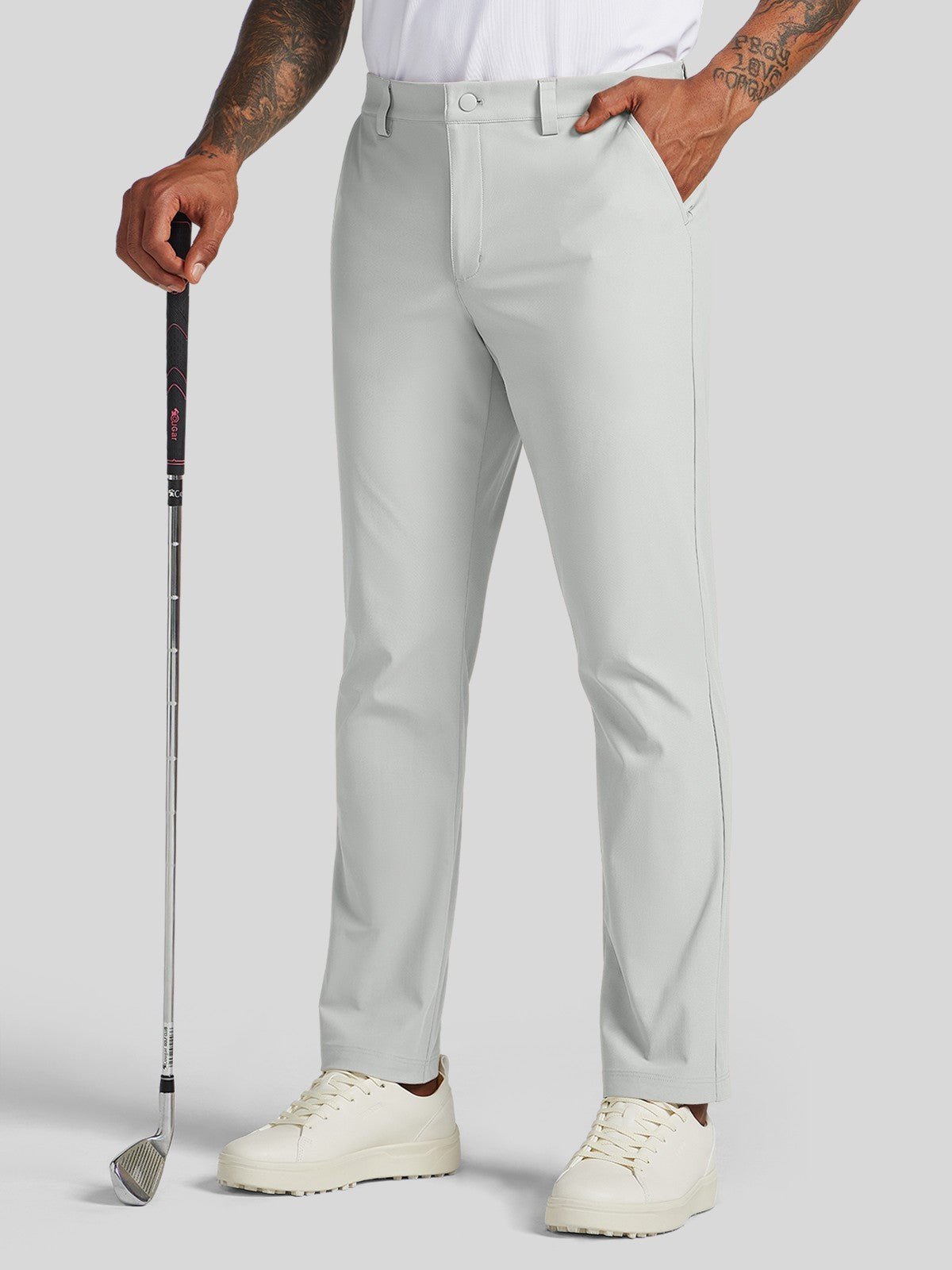 Men's Slim-Fit Golf Dress Pants 34 Inch