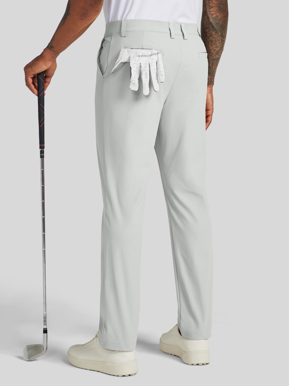 Men's Slim-Fit Golf Dress Pants 28 Inch