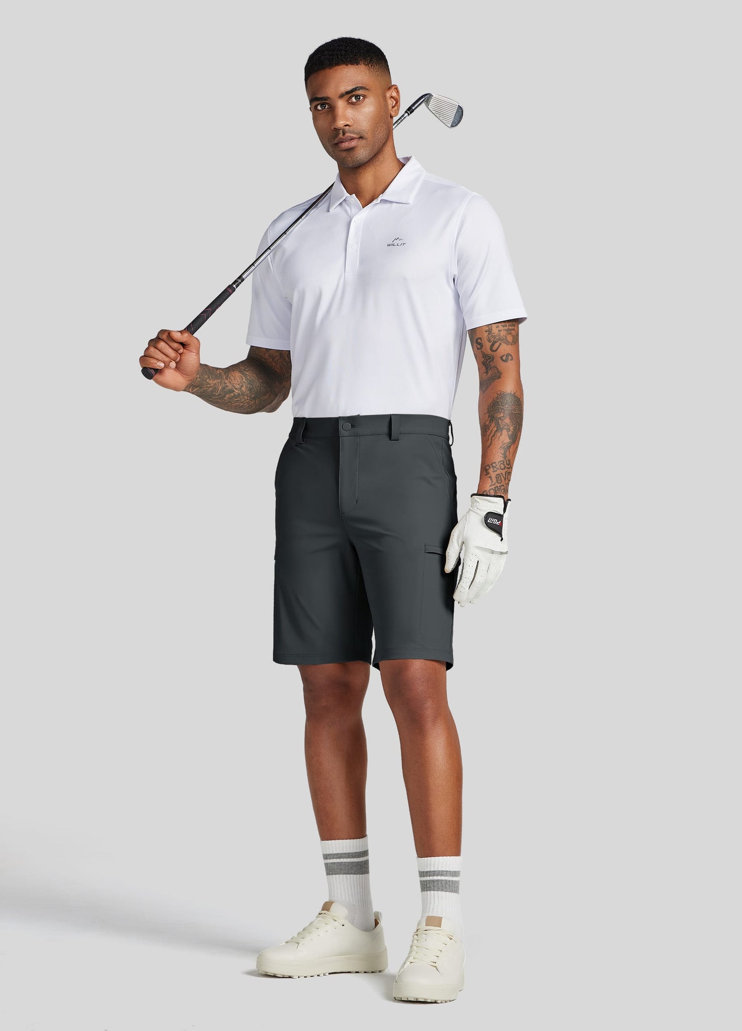Men's Active Golf Shorts 9 Inseam