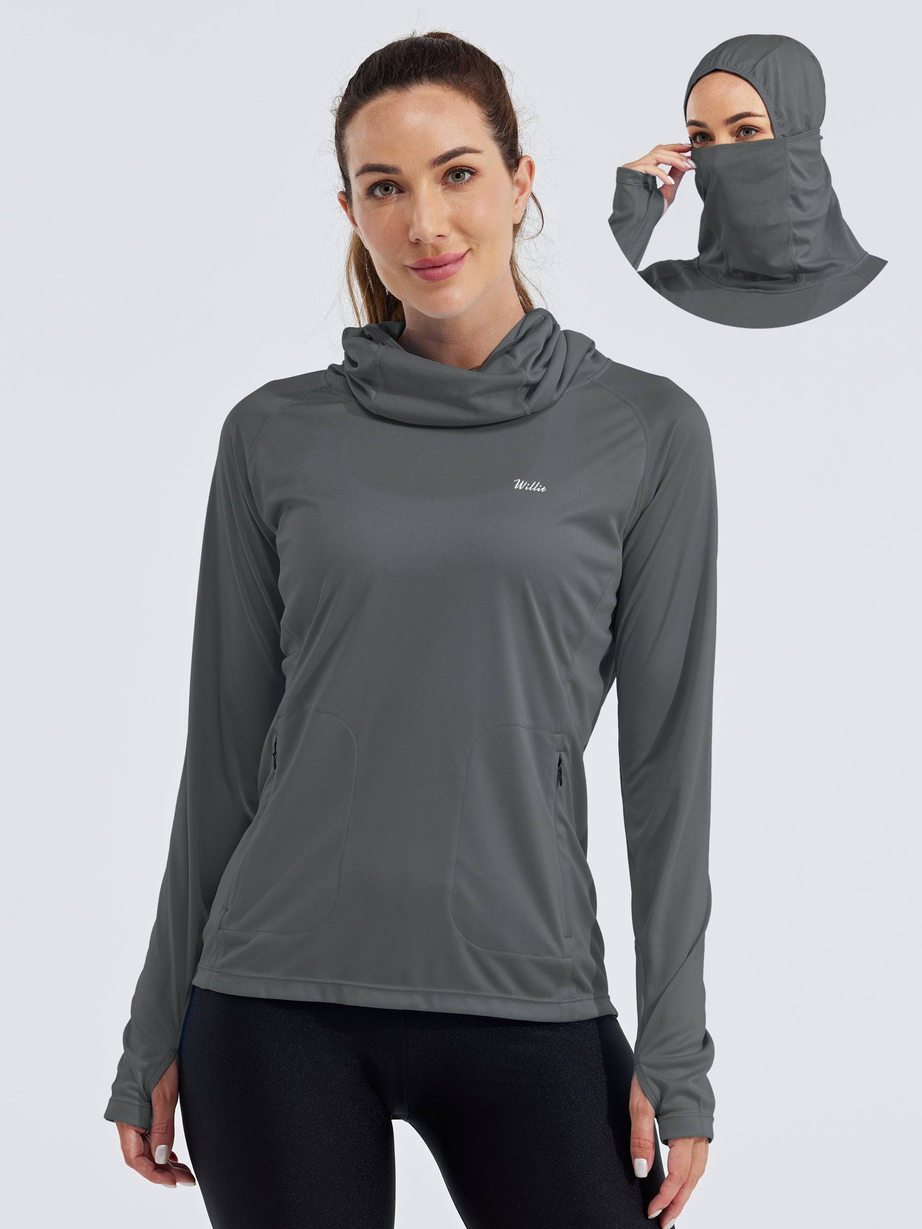 Lightweight Hoodie Women's UPF 50 Sun Protection Hoodie - Long
