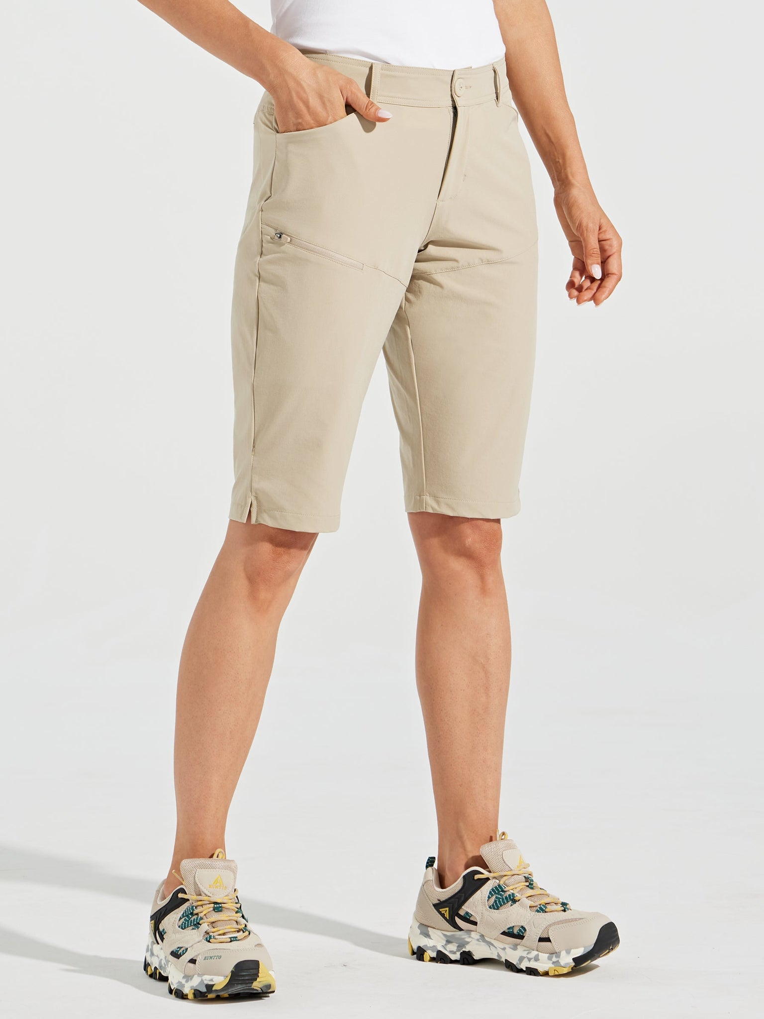 Women's Slim Leg Golf Shorts 13 Inch