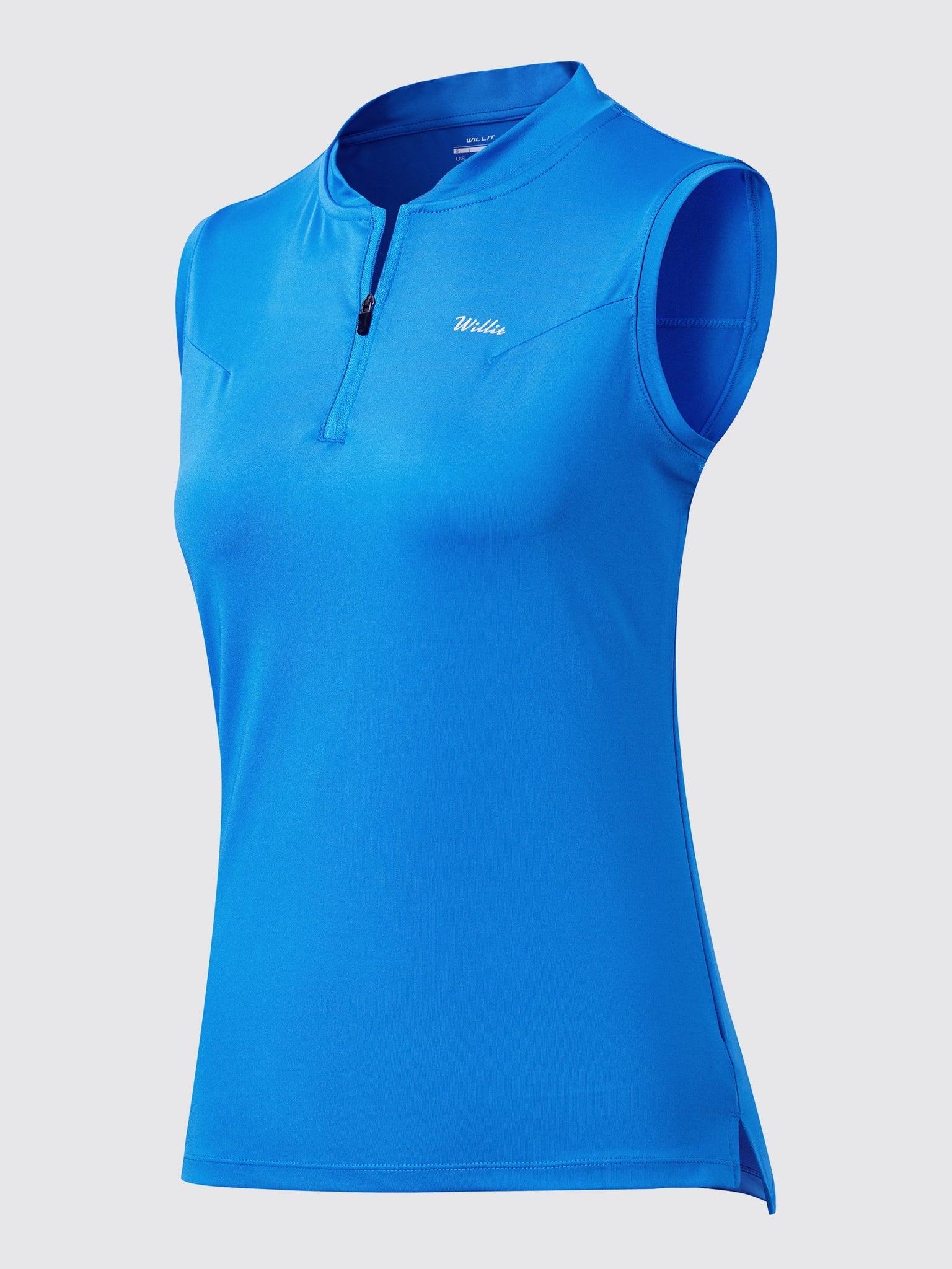 Willit Women's Sleeveless Golf Polo Shirts_Blue