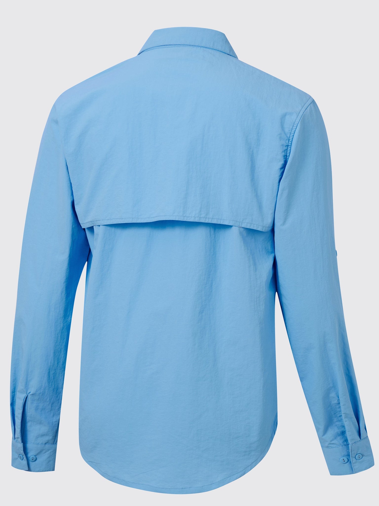 Men's Fishing Shirt Long Sleeve Hiking Shirts_Blue2