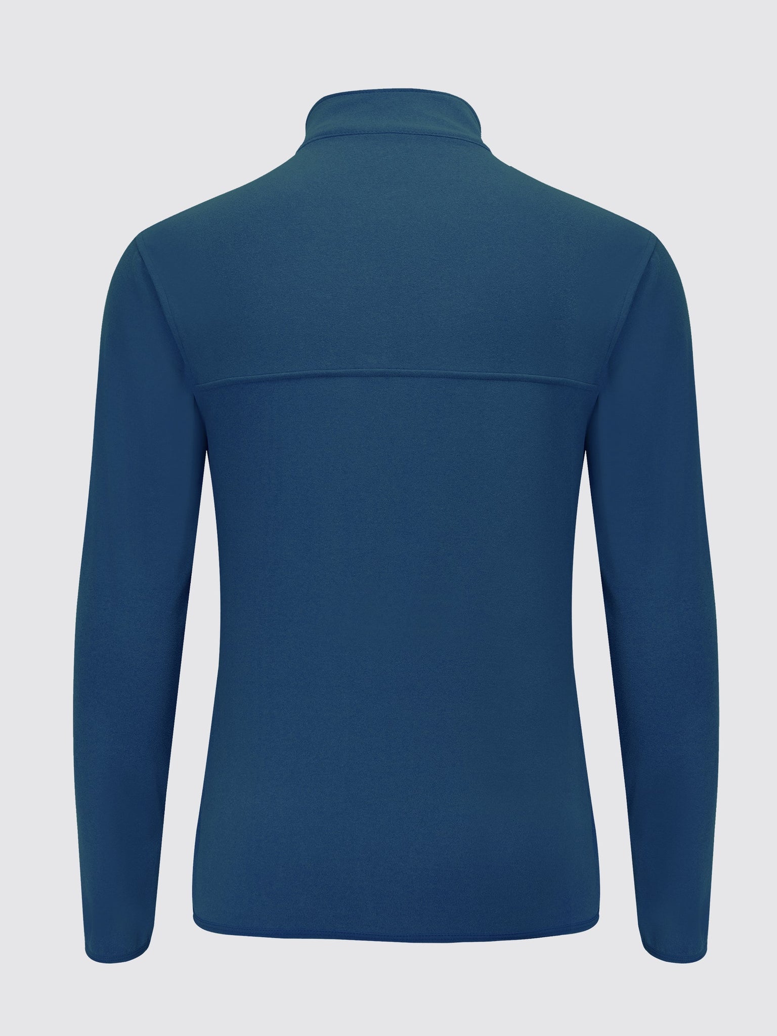 Willit Men's Fleece Pullover Lightweight Sportswear_Laydown_OceanBlue2