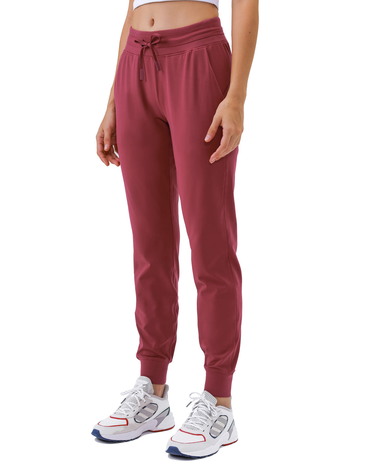 Willit Women's Stretch High-Rise Running Joggers