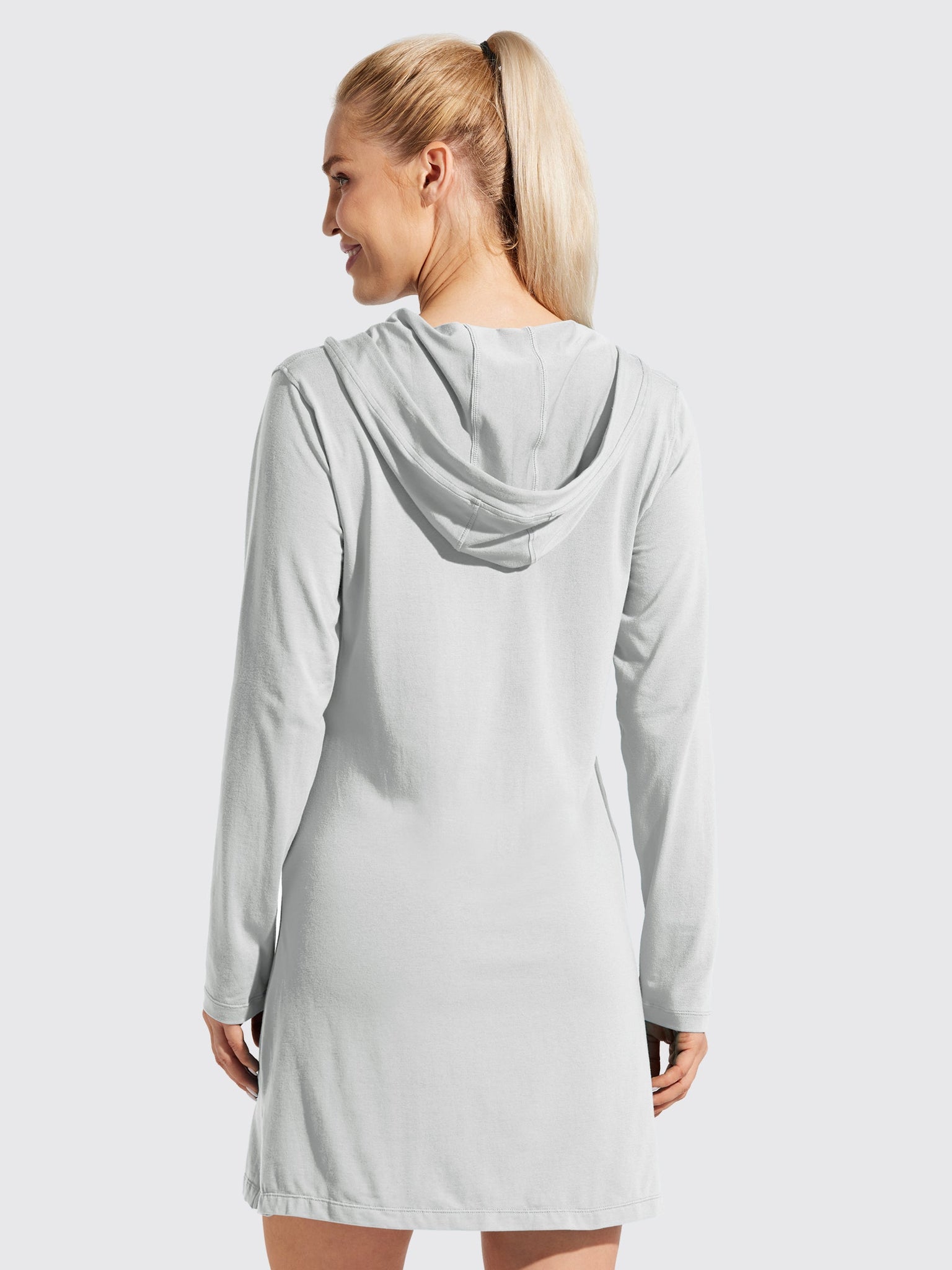 Women's UPF 50+ Long Sleeve Cover-Up Dress