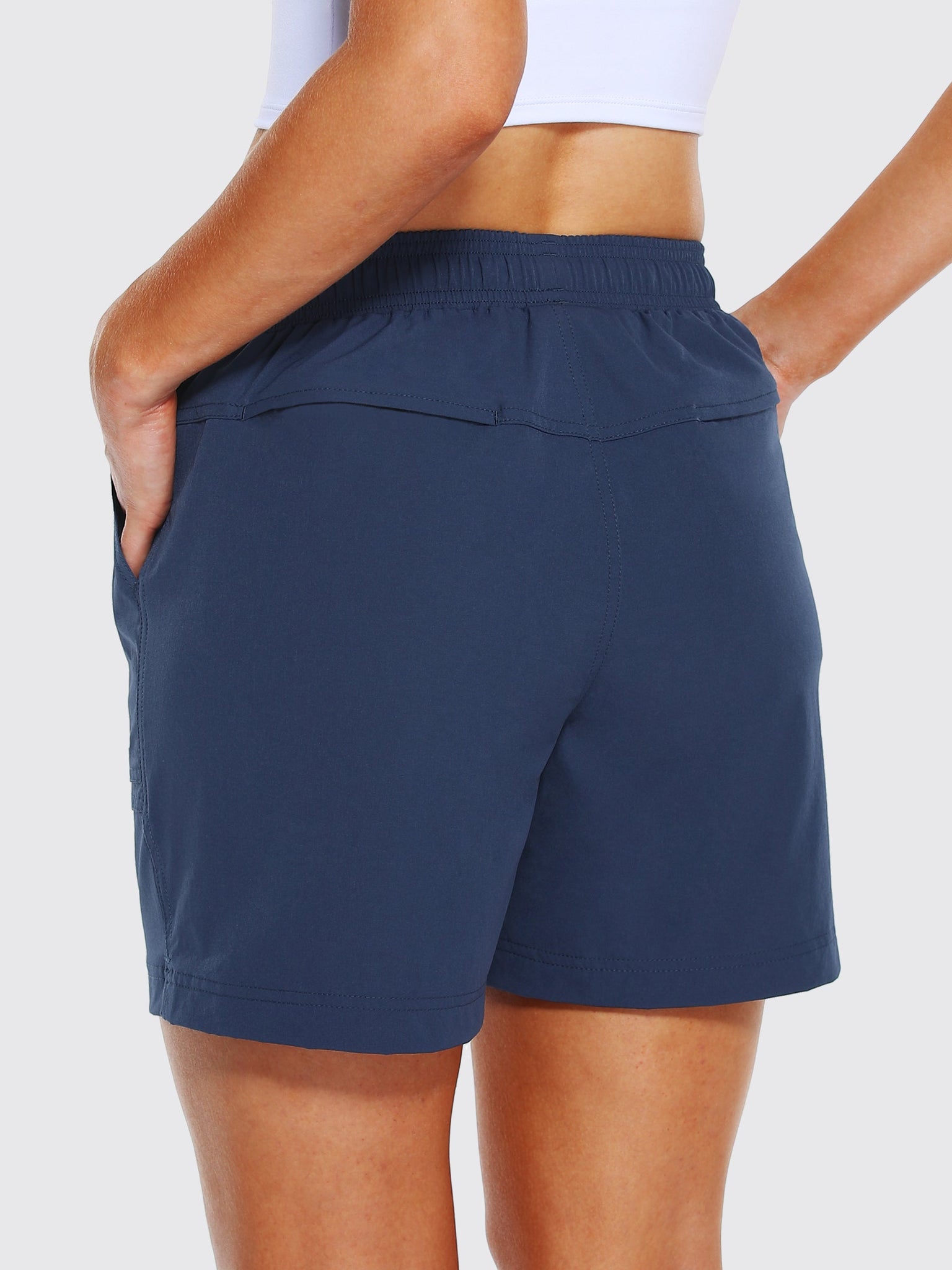 Willit Women's Hiking Golf Shorts_Navy3
