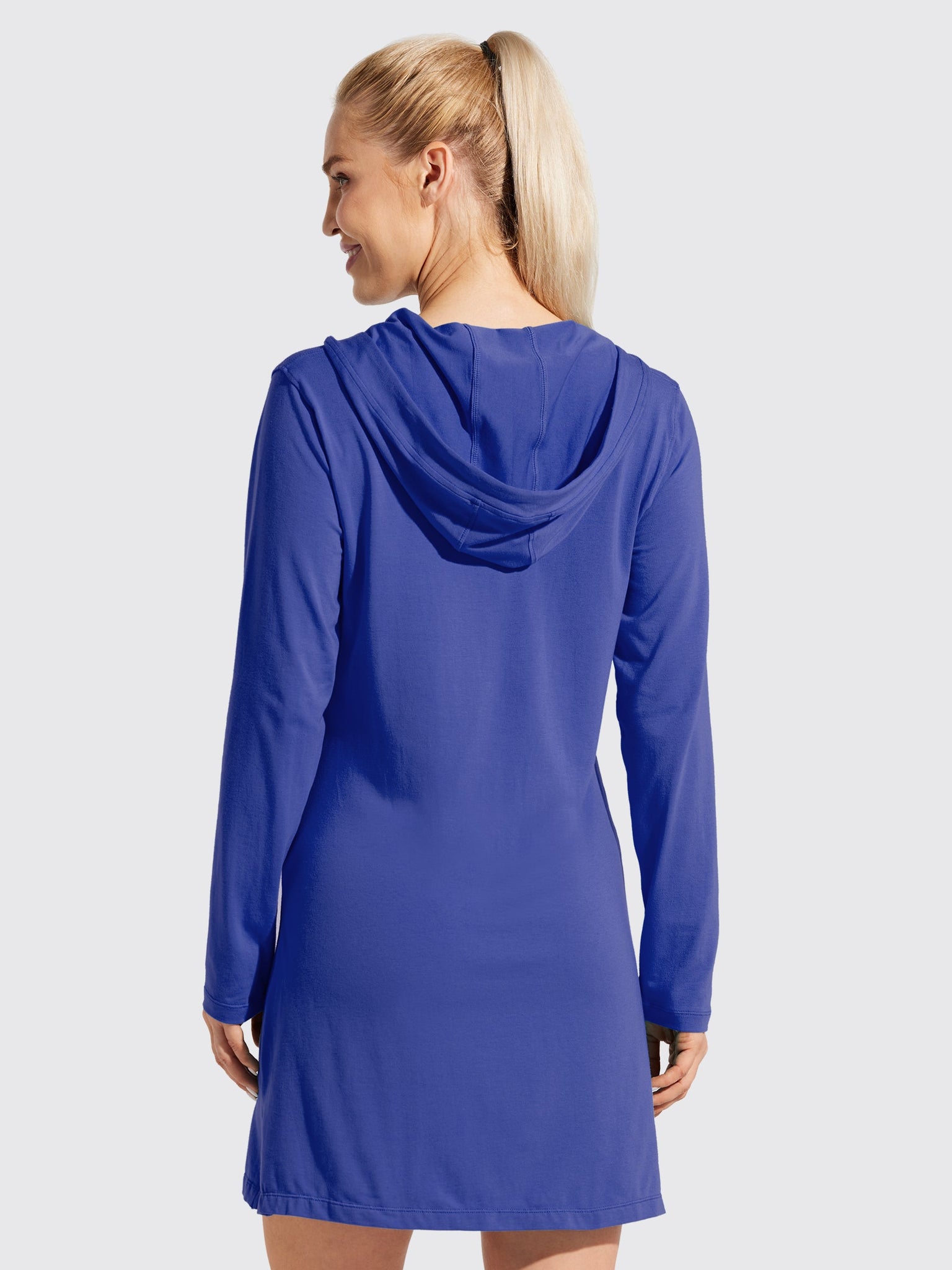 Women's UPF 50+ Long Sleeve Cover-Up Dress