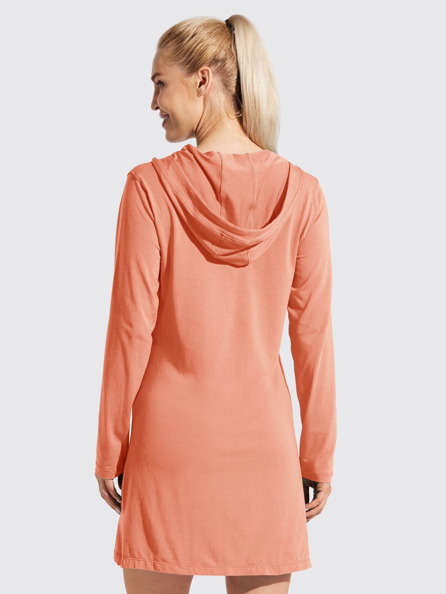 Women's UPF 50+ Long Sleeve Cover-Up Dress