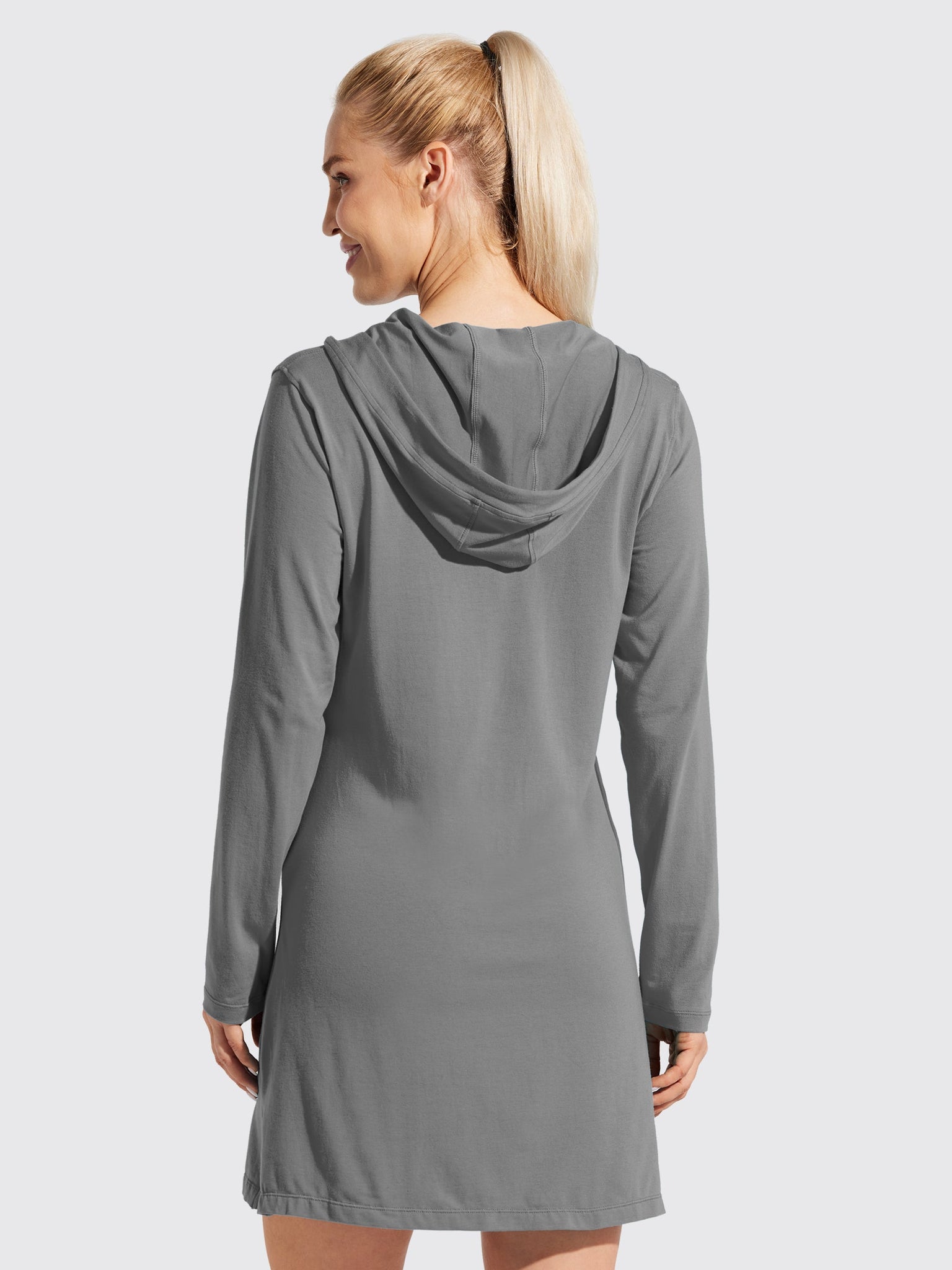 Women's UPF 50+ Long Sleeve Cover-Up Dress