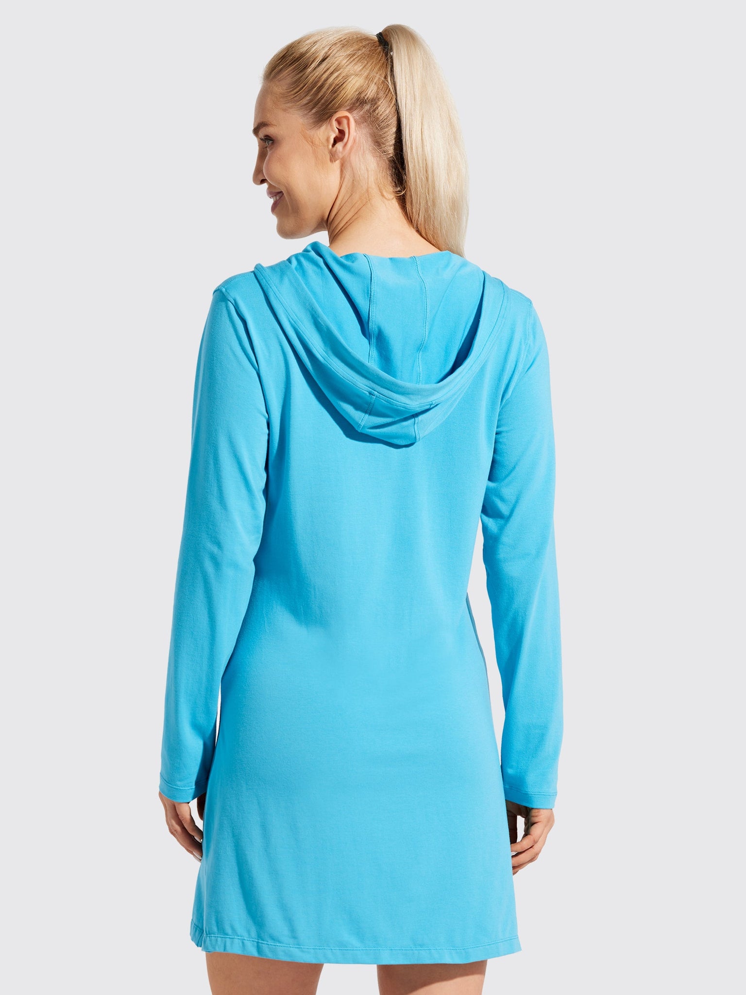 Women's UPF 50+ Long Sleeve Cover-Up Dress