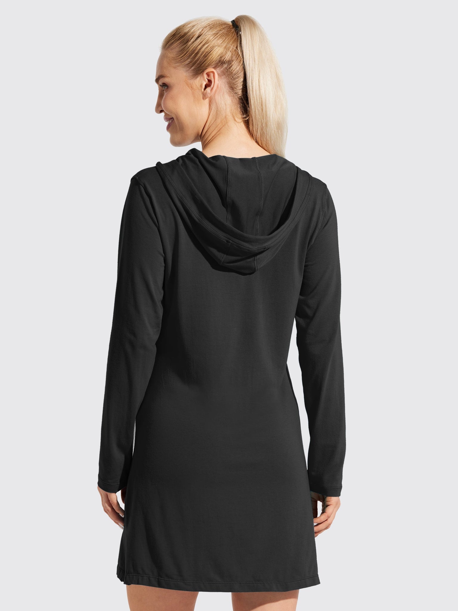 Women's UPF 50+ Long Sleeve Cover-Up Dress