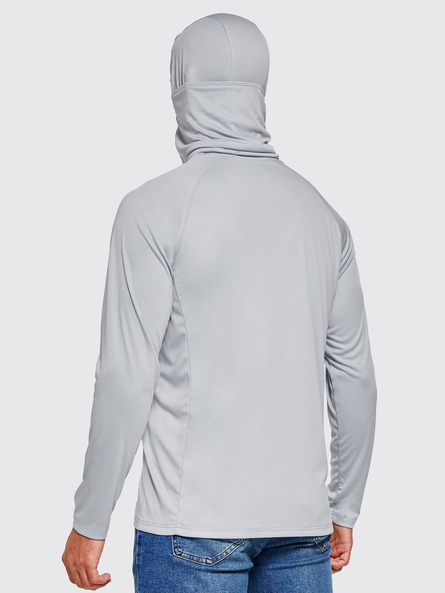 Willit Men's Sun Protection Hoodie UPF 50+_LightGray4