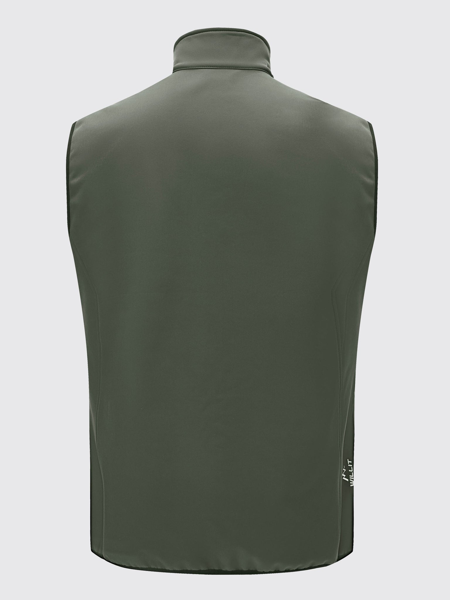 Willit Men's Softshell Vest Fleece Lined Outerwear_Darkgreen5