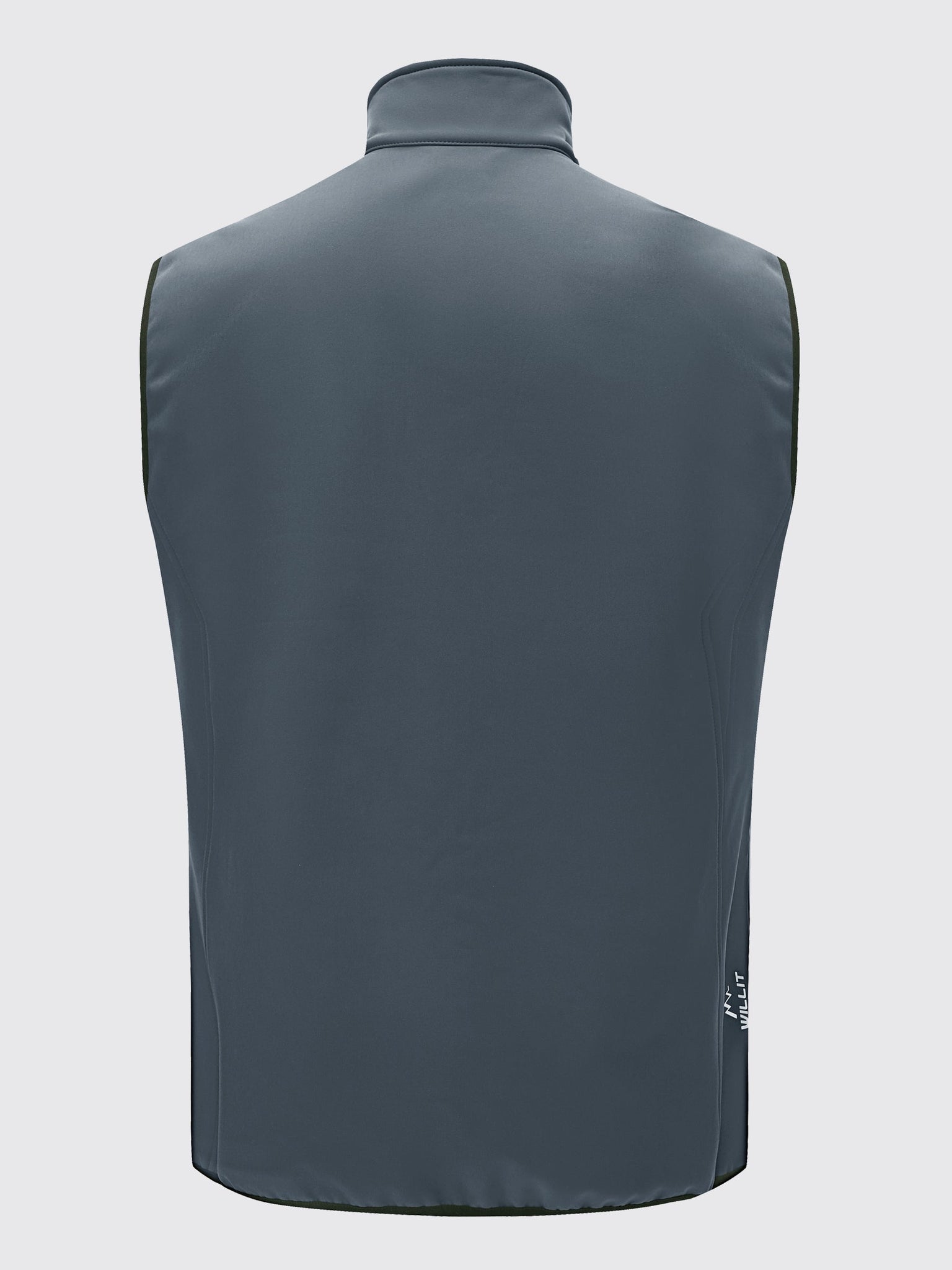 Willit Men's Softshell Vest Fleece Lined Outerwear_Deepgray5